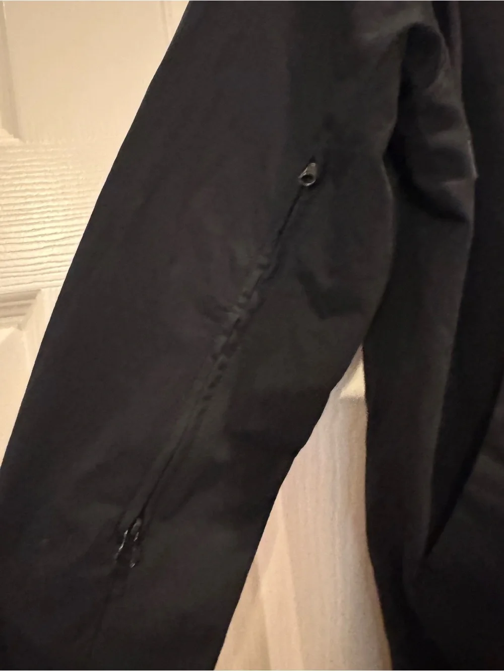 NWT USBD Unisex Dialysis Hoodie with Arm Zippers - Terry Cotton Black Size Large